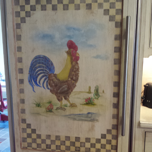 Hand Painted Cabinets