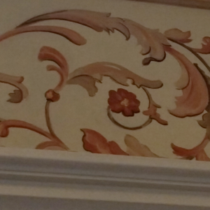 Hand Painted Scrollwork