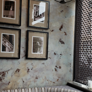 Metallic Plaster with Rust Activator